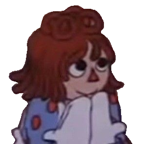 raggedy ann smiling