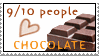 people like chocolate stamp